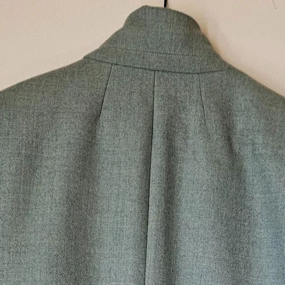 J. Crew Regent Wool Coat SZ 14 Blue - Picture 8 of 12